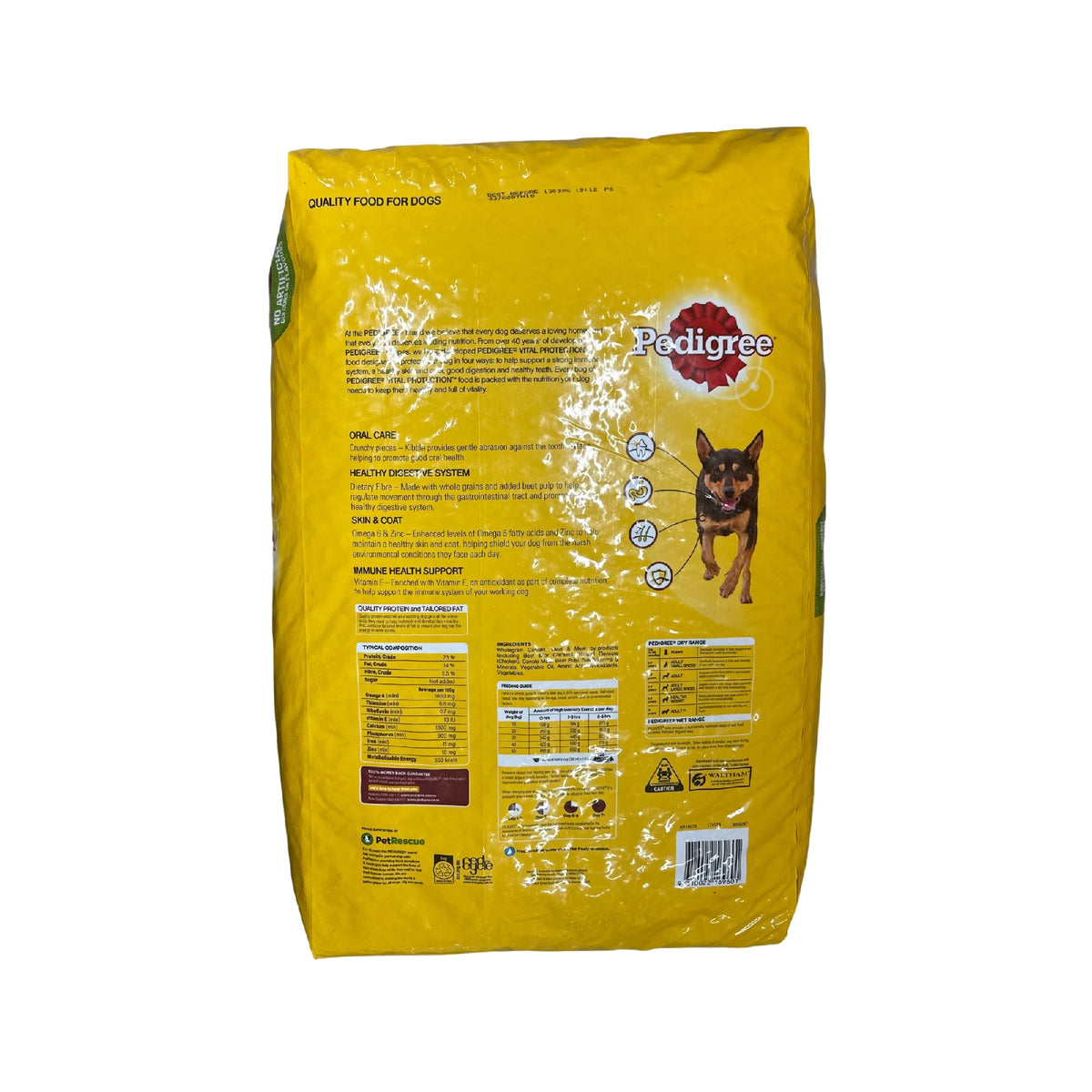 Pedigree - Working Dog - Aussie Beef - Dry Dog Food - 20kg – Northside