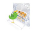 Load image into Gallery viewer, FEEDER - BIRD - PLASTIC SQUARE HOOD & PERCH - A8179
