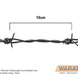 Load image into Gallery viewer, WIRE BARBED 2.5mm LONG LIFE (BLUE) IOWA x 400m (WARATAH)