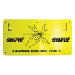 Load image into Gallery viewer, WARNING SIGN ELECTRIC FENCE TRUTEST STAFIX