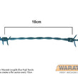 Load image into Gallery viewer, WIRE BARB 1.8mm LONG LIFE (BLUE) HIGH TENSILE x 500m (WARATAH)