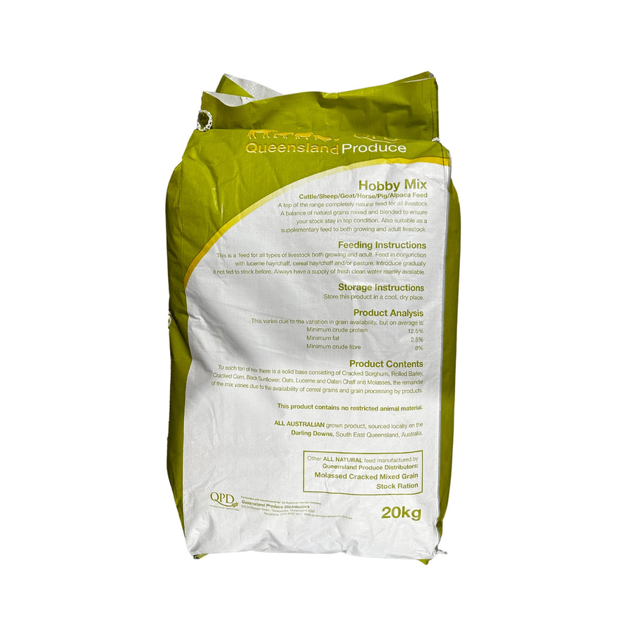 HOBBY FARM MIX QPD GREEN BAG (O0)