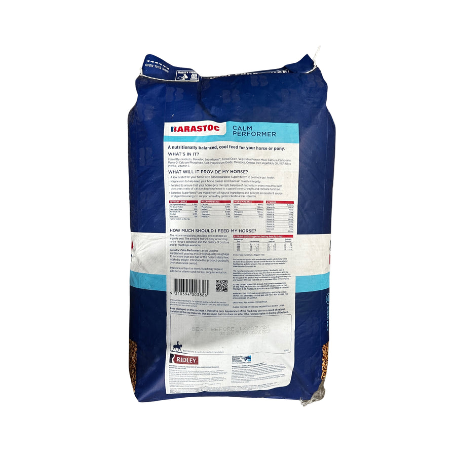 HORSE CALM PERFORMER PONY PELLETS 20KG