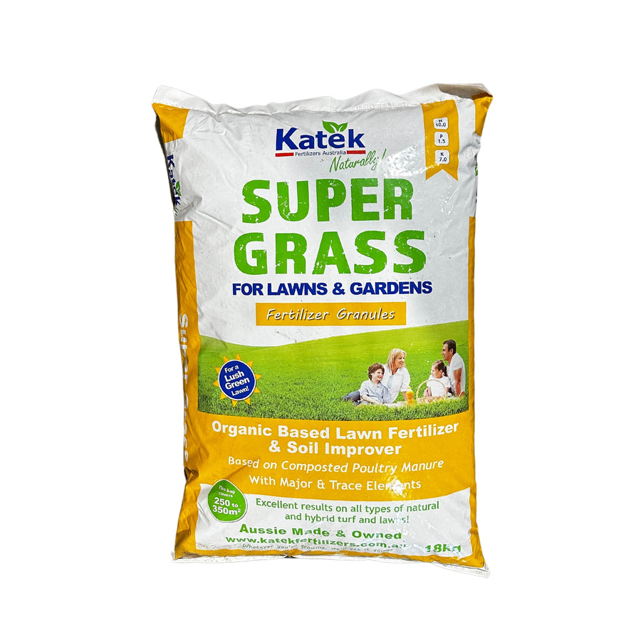 SUPER GRASS LAWN FERTILISER  (H15)