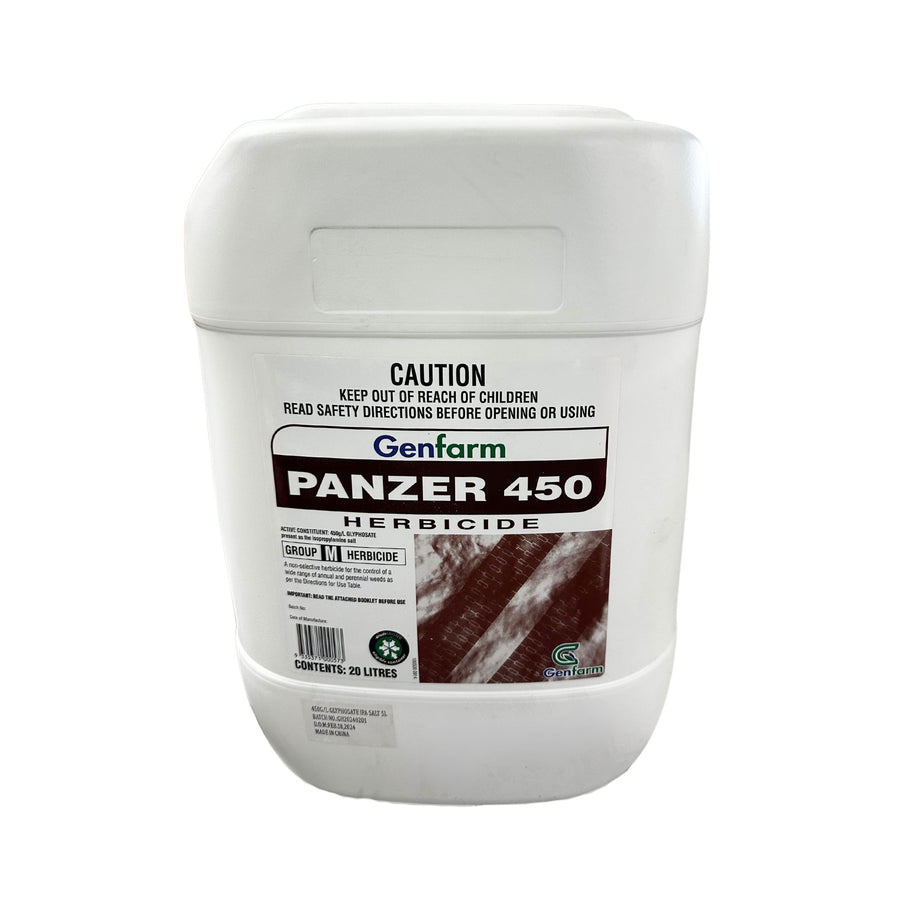 glyphosate herbicide australia Glyphosate - Panzer 450 Herbicide - 20 Litres