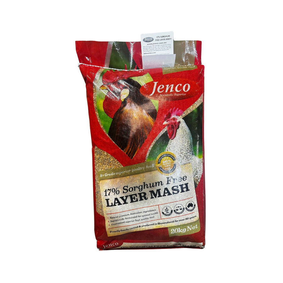 LAYER MASH S JENCO SORGHUM FREE***--- 20KG (B4)