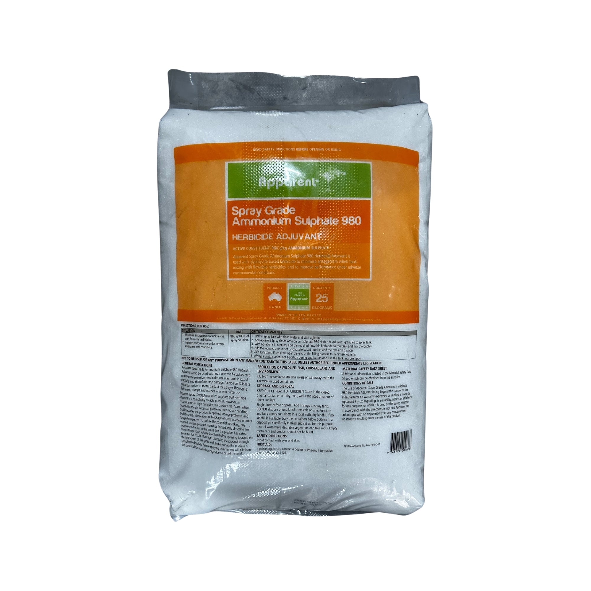 ammonium sulfate added to herbicide Spray Grade Ammonium Sulphate