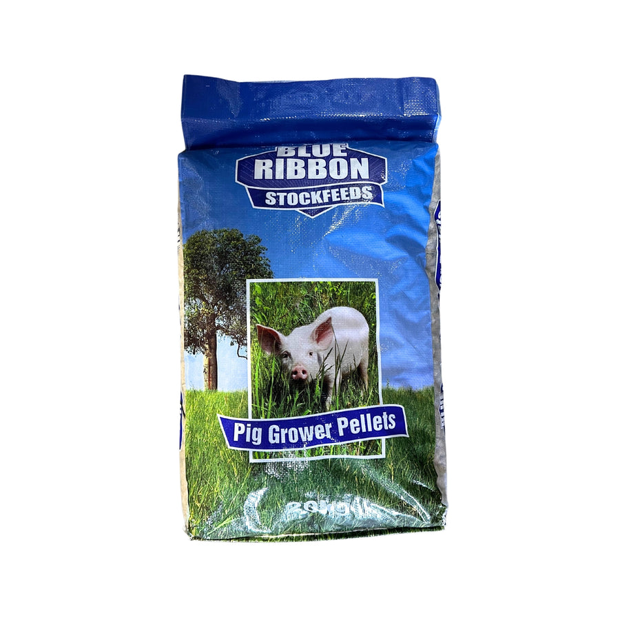 PIG GROWER CUBES *****BLUE RIBBON (LARGE PELLET)*****20KG (L1)