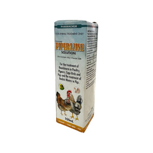 PIPERAZINE SOLUTION PIG & POULTRY 100ML