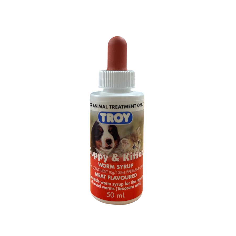 PUPPY AND KITTEN WORMING SUSPENSION TROY 50ML