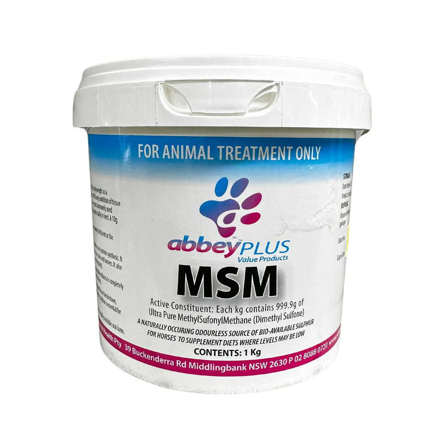 MSM POWDER FOR HORSES 1KG