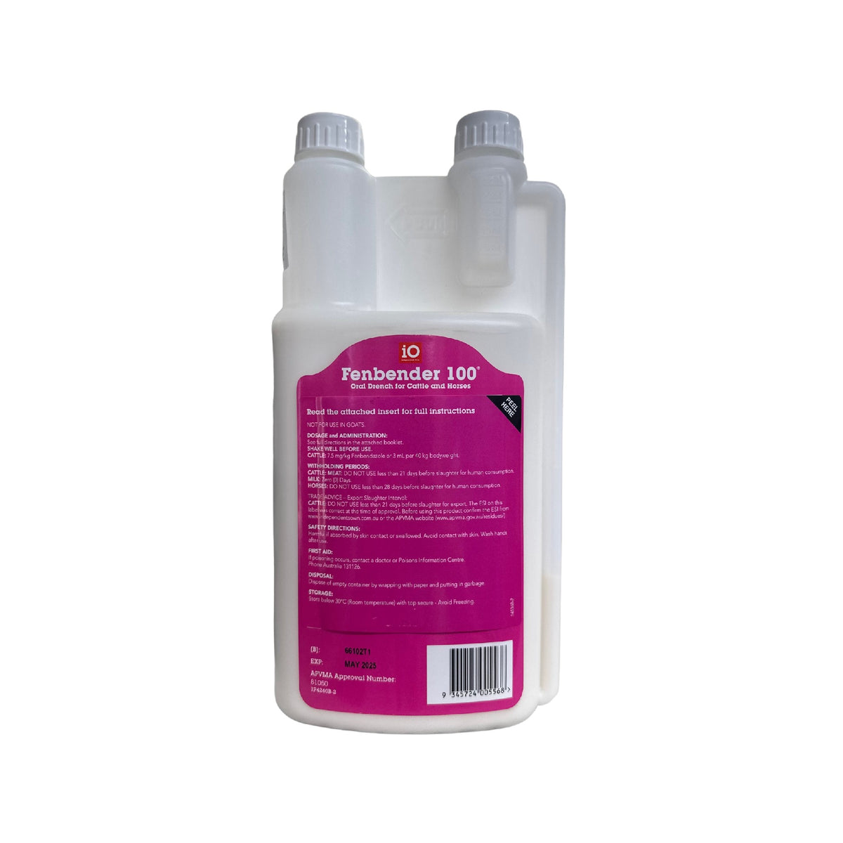 Fenbender 100 - Oral Drench for Cattle and Horses – Northside Produce ...