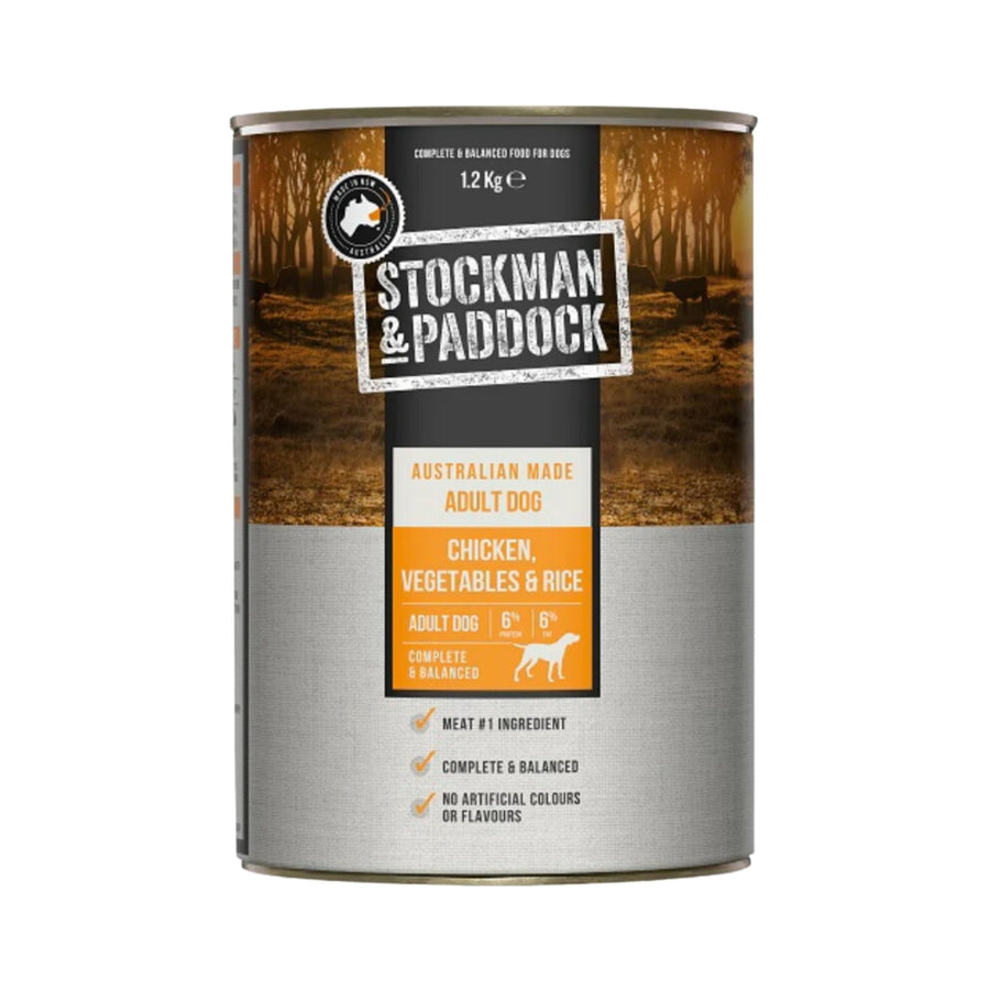 DOG FOOD STOCKMAN PADDOCK 6 X 1.2 KG CANS