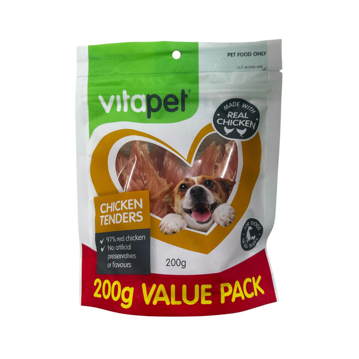 DOG TREAT VP CHICKEN TENDERS 200G