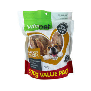 DOG TREAT VP CHICKEN TENDERS 500G