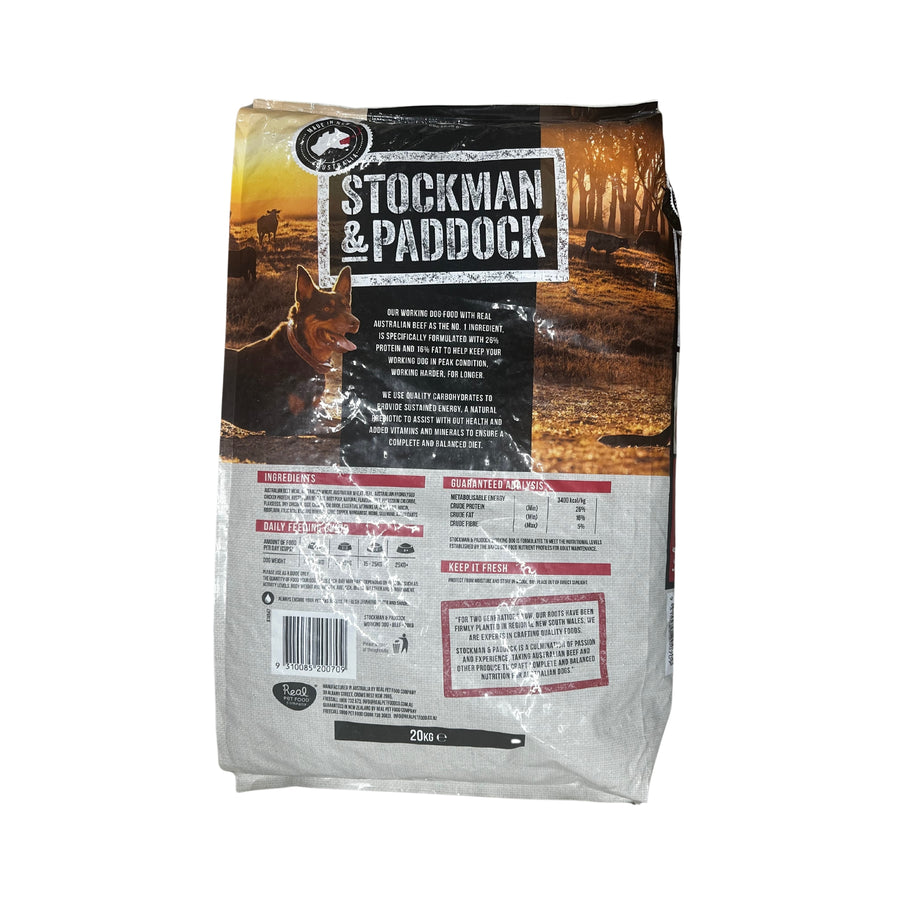 DOG FOOD STOCKMAN PADDOCK WORKING DOG 20KG