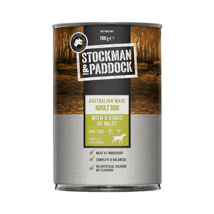 DOG FOOD STOCKMAN PADDOCK 12 X 700G CANS