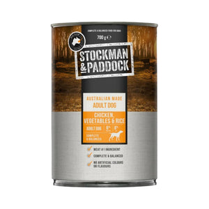 DOG FOOD STOCKMAN PADDOCK 12 X 700G CANS