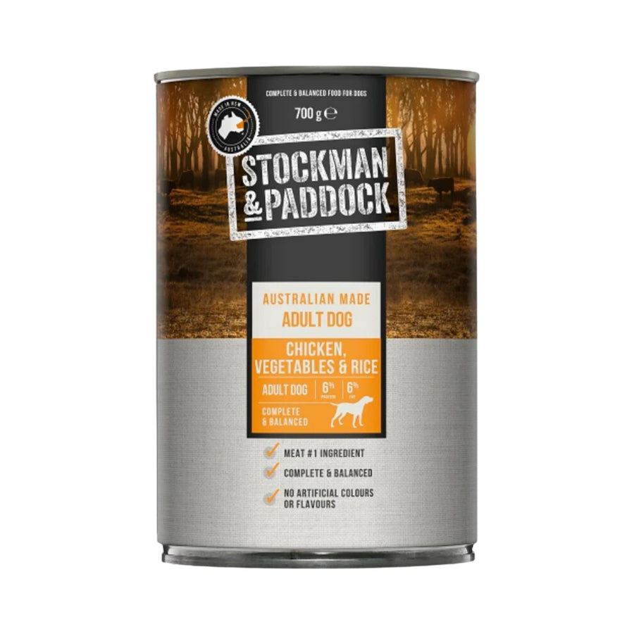 DOG FOOD STOCKMAN PADDOCK 12 X 700G CANS