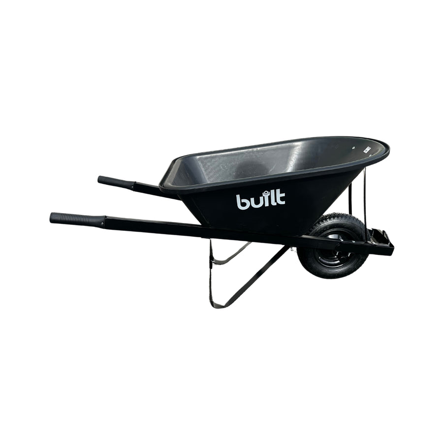 WHEELBARROW POLY METAL HANDLE