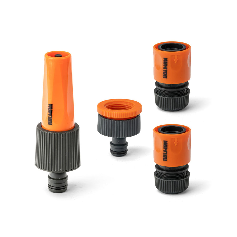 HOSE NOZZLE AND CONNECTOR SET HOLMAN 4PCE 12MM