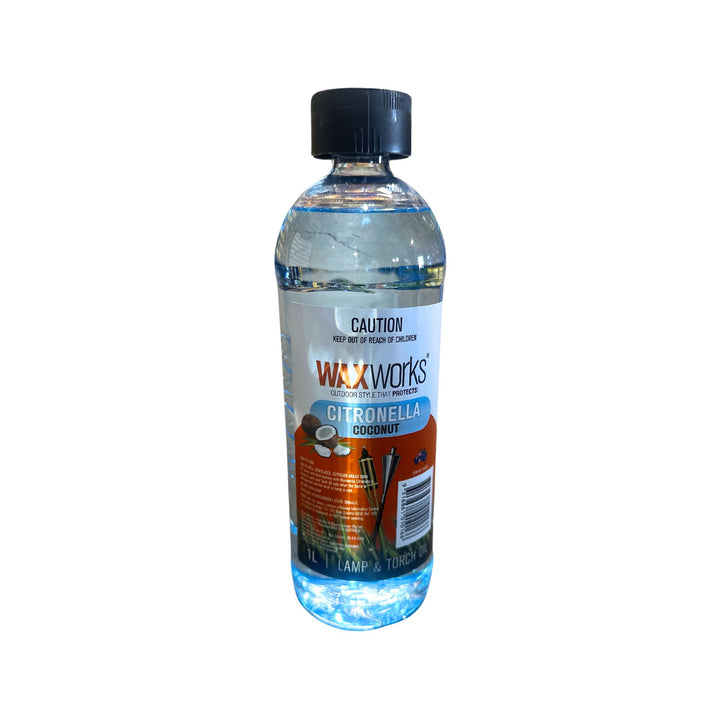 CITRONELLA OIL COCONUT 1 LITRE WAXWORKS