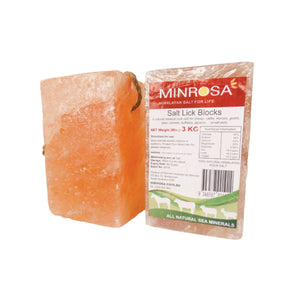 SALT MINROSA HIMALAYAN BLOCK WITH ROPE 3-4KG