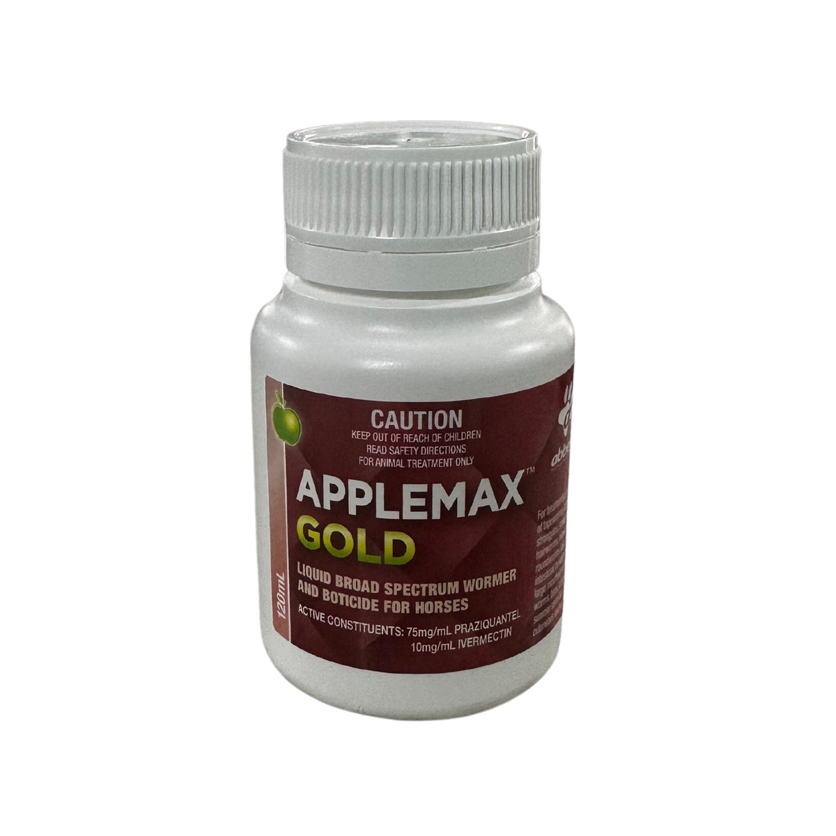 Applemax Gold - Broad Spectrum Wormer and Boticide for Horses - 120mL ...