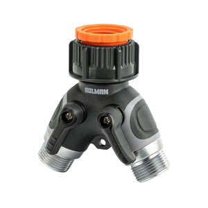 TAP OUTLET METAL TWO WAY Y SHAPE - HOLMAN