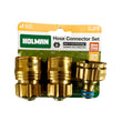 Load image into Gallery viewer, HOSE CONNECTOR SET BRASS 3PCE 12MM - HOLMAN
