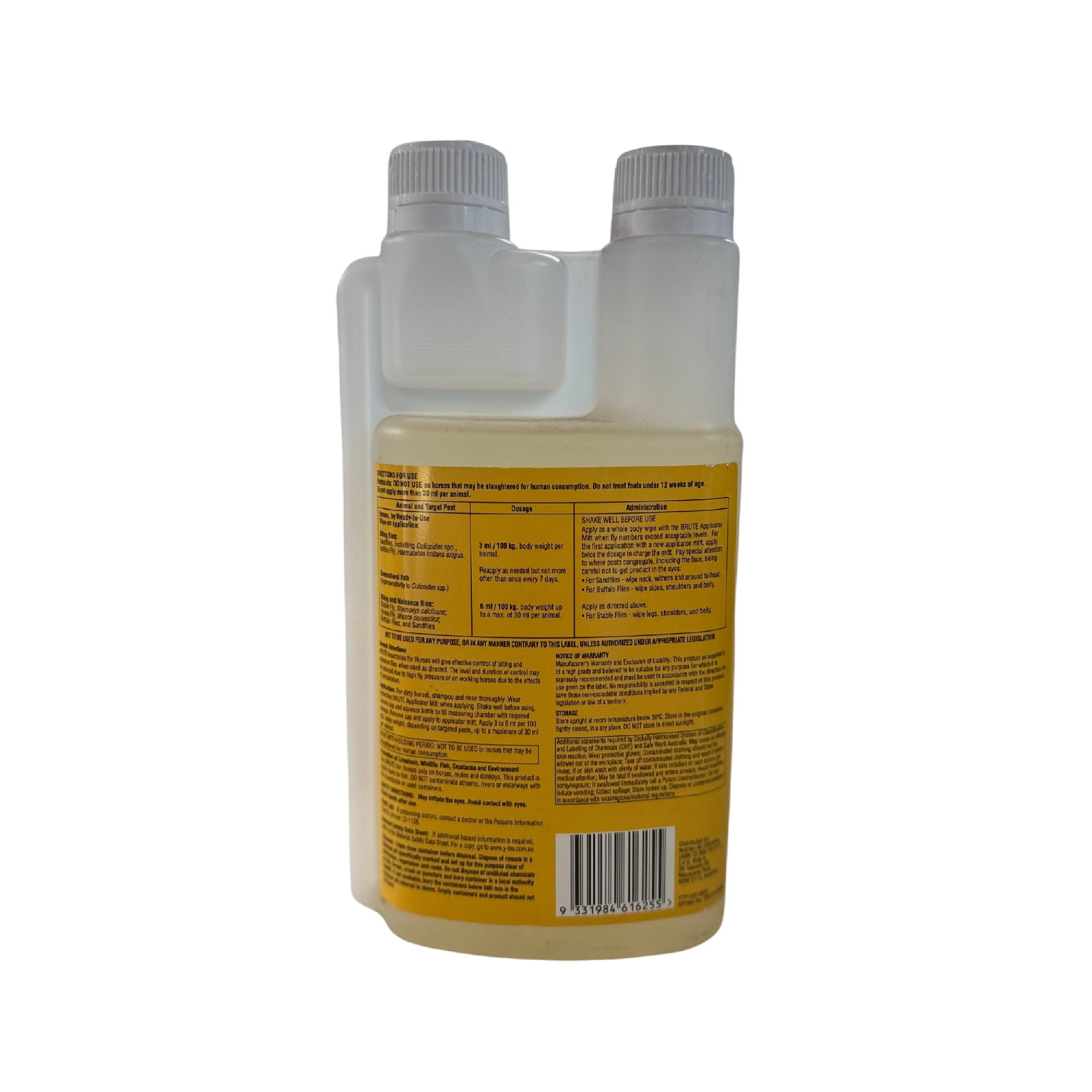 Brute - Wipe On Insecticide for Horses - 500mL – Northside Produce Agency