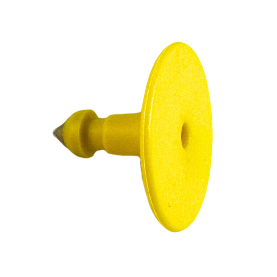 EAR TAG BUTTON MALE YELLOW