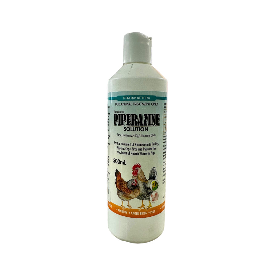 PIPERAZINE SOLUTION PIG & POULTRY 500ML