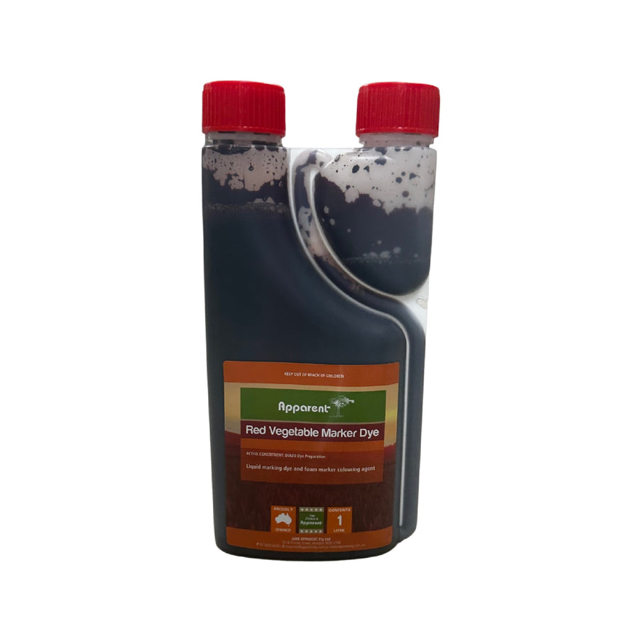 SPRAY MARKER DYE RED VEGETABLE 1 LITRE