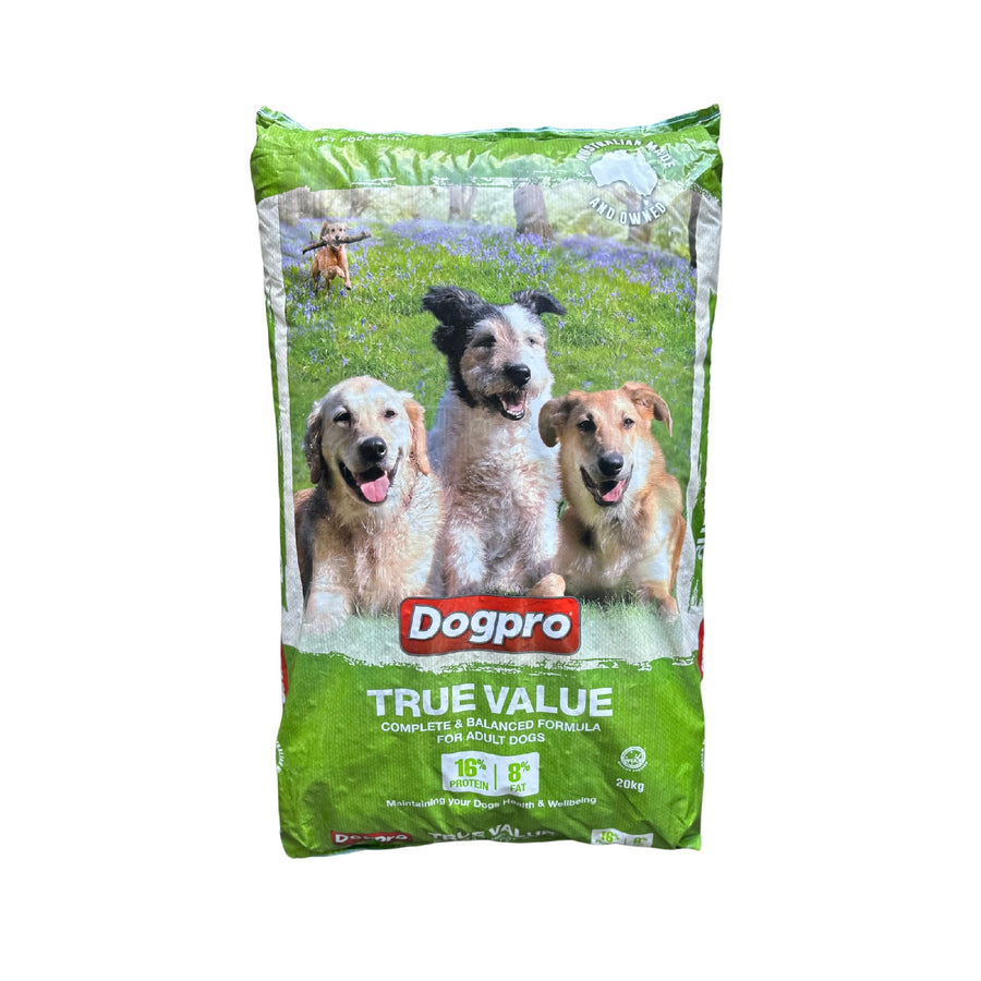 DogPro - True Value - Dog Food - 20kg – Northside Produce Agency