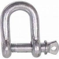 D SHACKLE GALVANISED DS08G 8MM