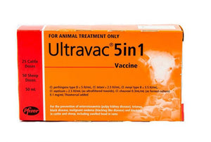 VACCINE ULTRAVAC 5 IN 1 50ML VACCINE