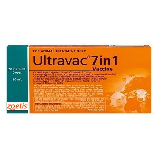 VACCINE ULTRAVAC 7 IN 1 50ML VACCINE