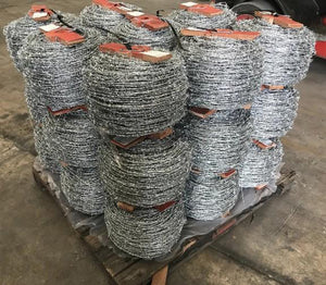 WIRE BARBED 2.5mm GALV IOWA x 400m (IMP)